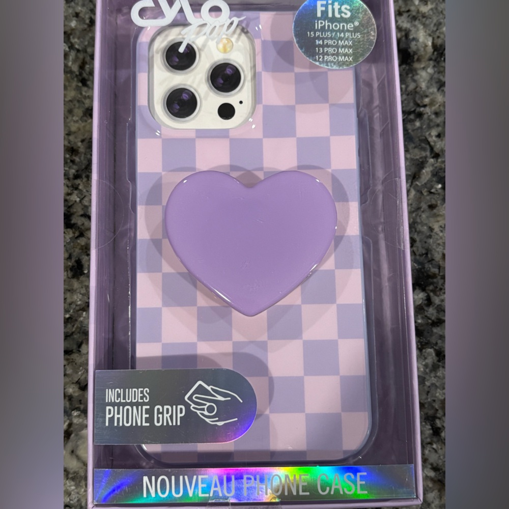 New in package- Cylo pop phone case with phone grip, iPhone